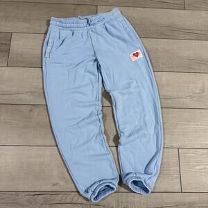 Adidas Originals x Girls Are Awesome Sweatpants Light Blue Women’s S Floral Logo